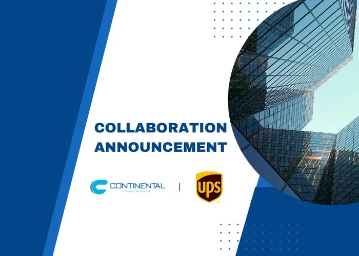 Continental正式宣布與UPS攜手合作,為台灣賣家提供全球運輸方案